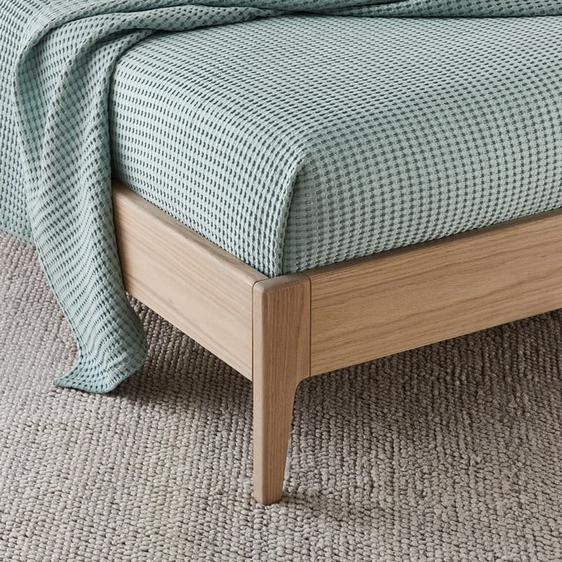 European Turkish Cotton Sky Blue Waffle Blanket 