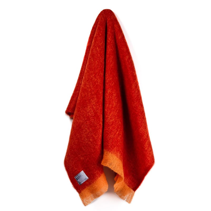 Mohair Papaya Throw