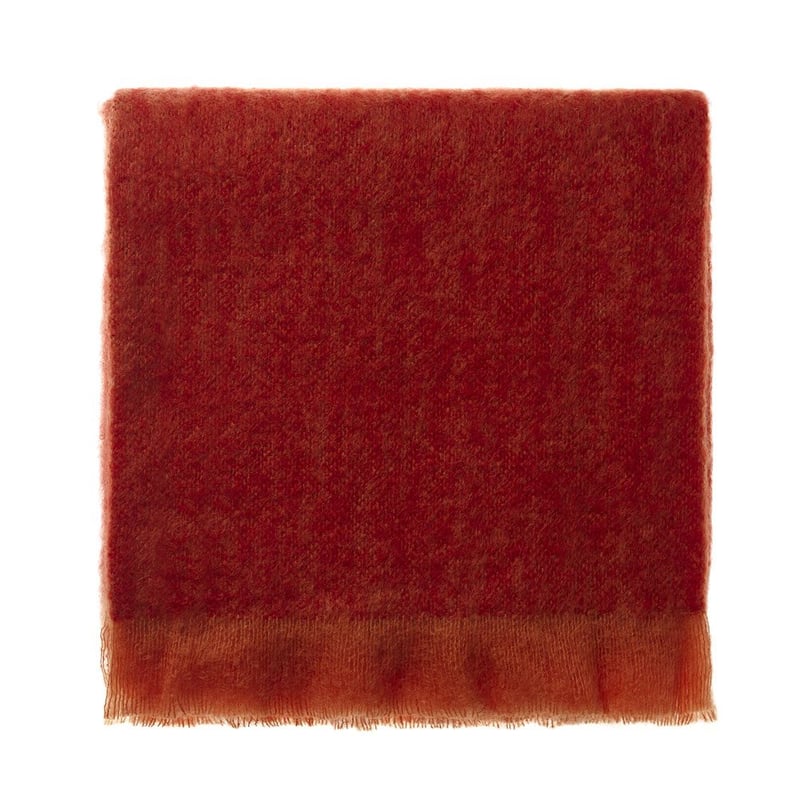 Mohair Papaya Throw