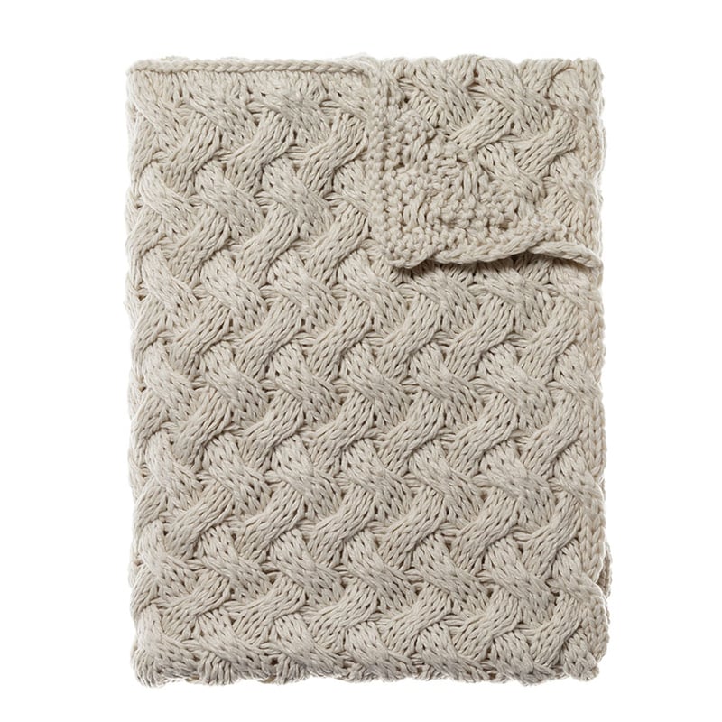 Metta Natural Knit Throw