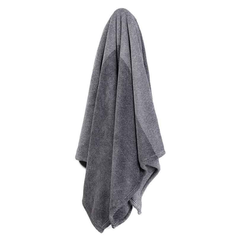 Ultra Soft Grey Stripe Throw