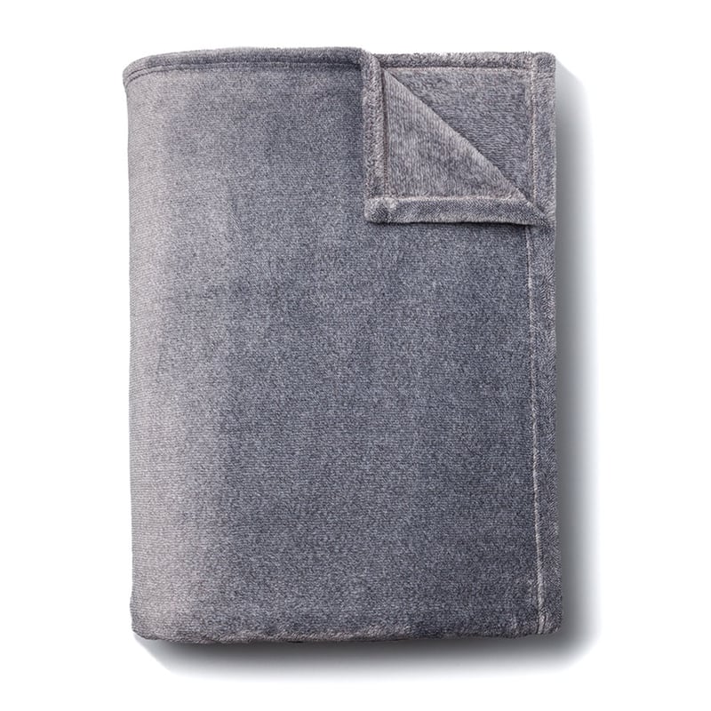 Ultra Soft Grey Stripe Throw