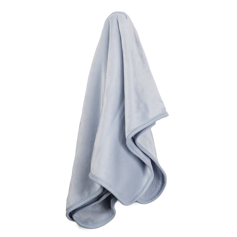 Sherpa Pale Blue Throw