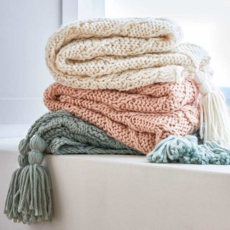 Harper Dusty Pink Throw