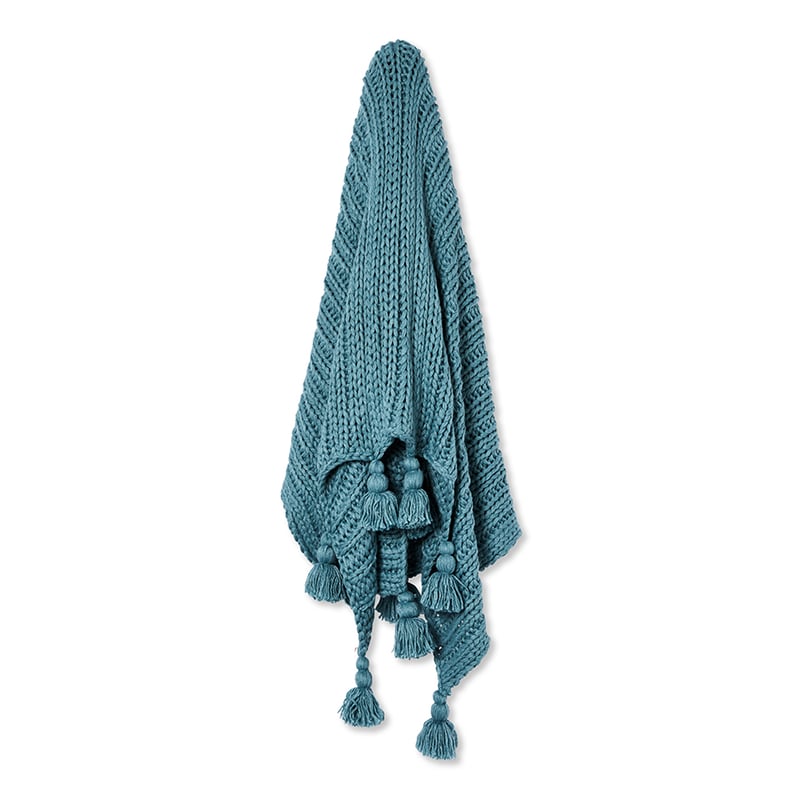 Piper Ocean Blue Throw