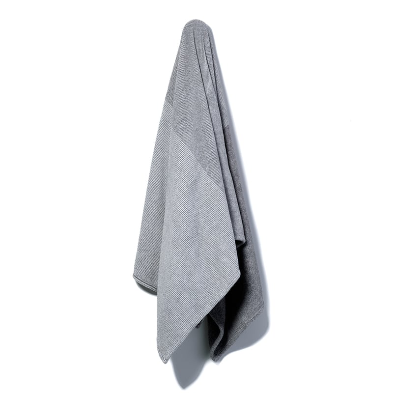 Ultra Soft Grey Stripe Throw