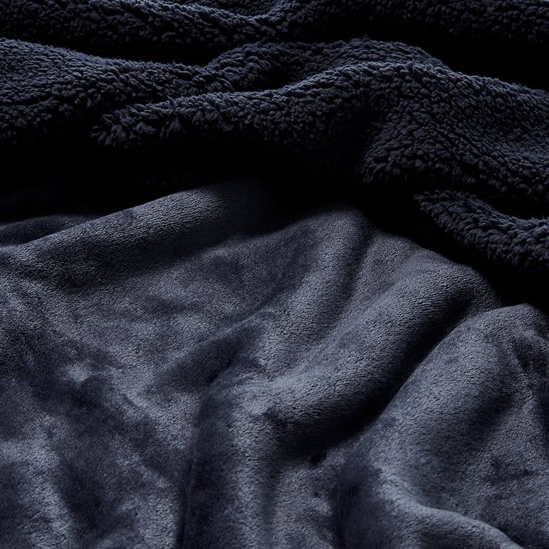 Sherpa Navy Throw