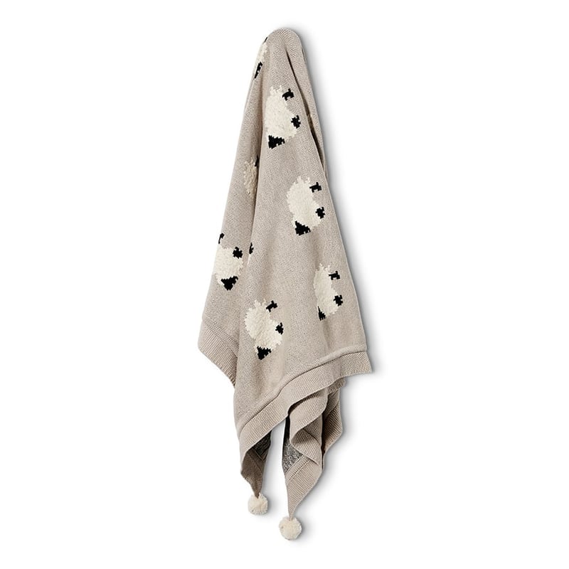 Newfarm Natural Wooly Sheep Throw