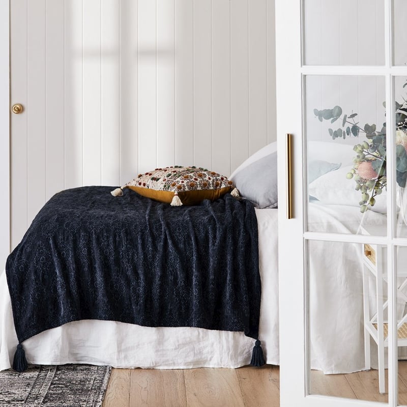Marais Midnight Bed Throw