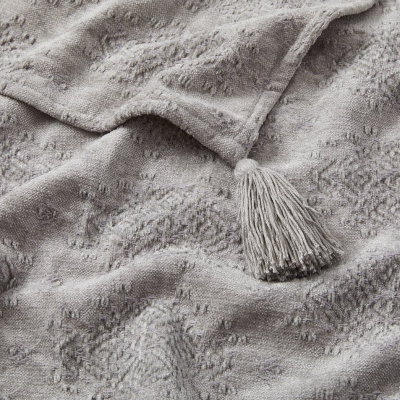 Marais Grey Bed Throw