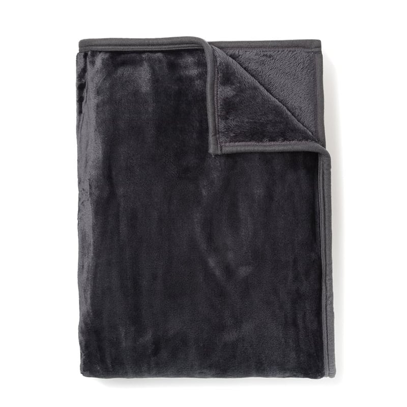 Ultra Soft Charcoal Throw