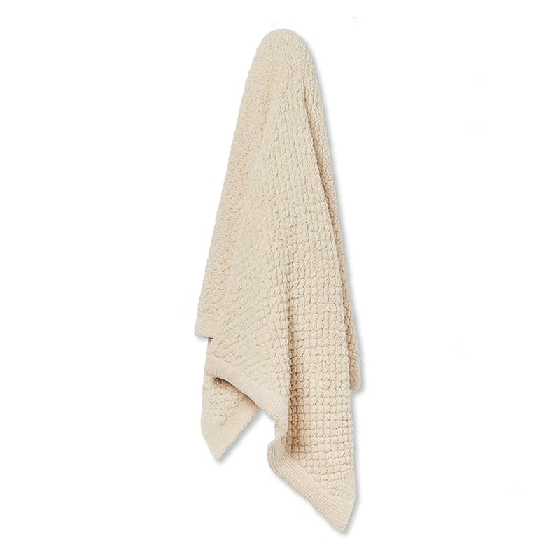 Amelie Ivory Chenille Throw 