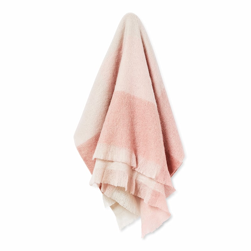 Mohair Bloom Throw