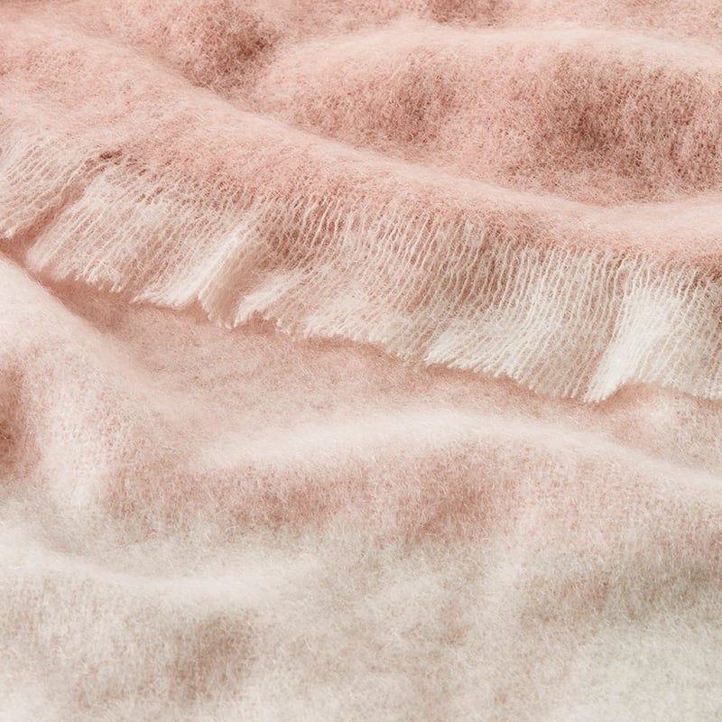 Mohair Bloom Throw