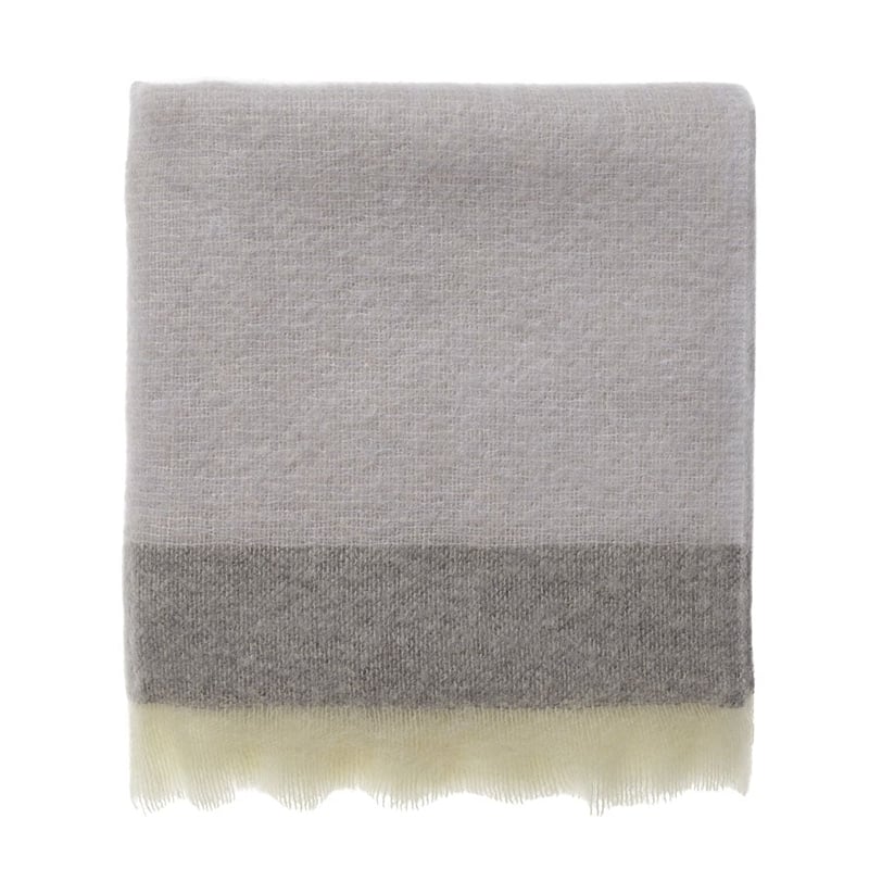 Mohair Mineral Throw