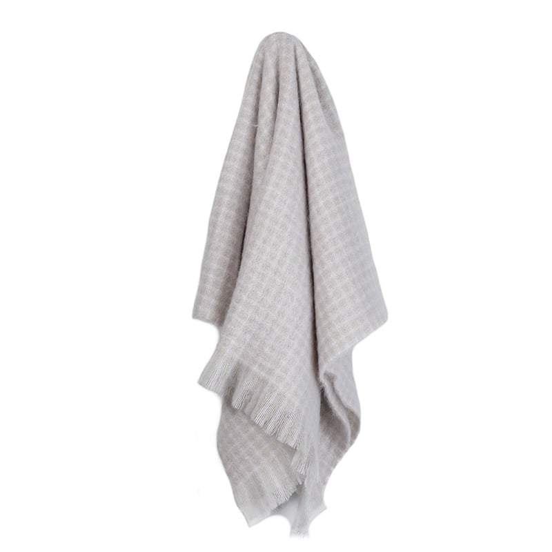 Mohair Oyster Throw