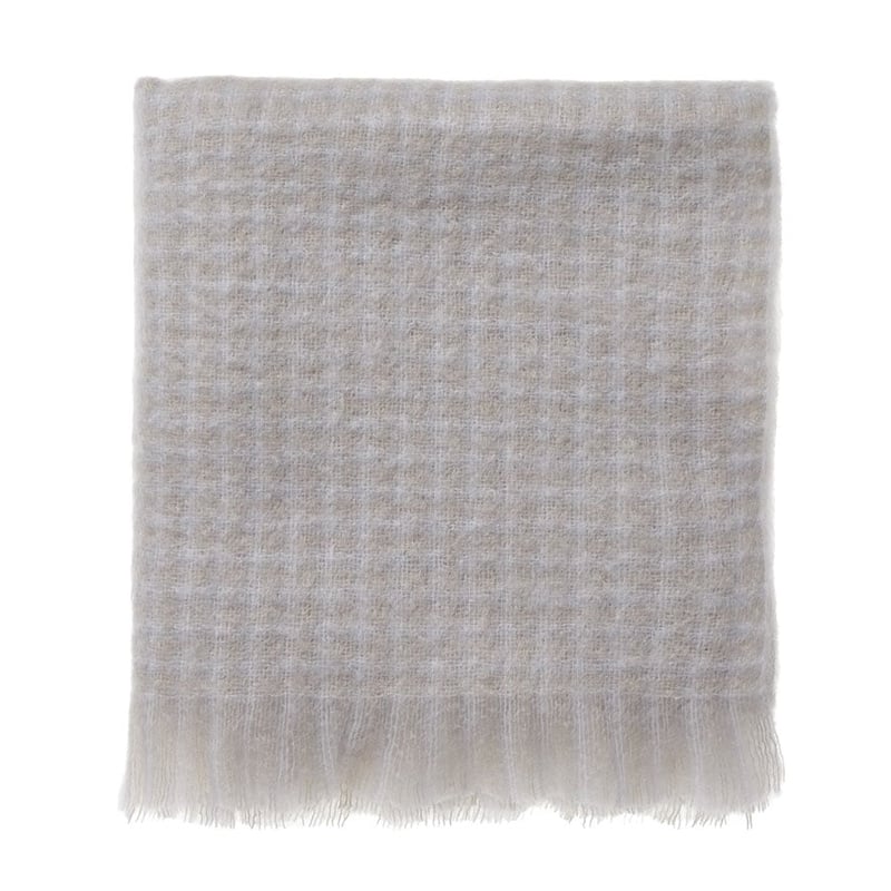 Mohair Oyster Throw
