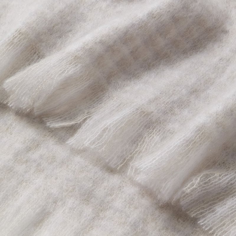 Mohair Oyster Throw