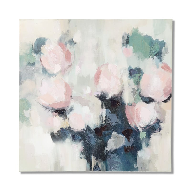 Flower Burst Mauve Impression Canvas