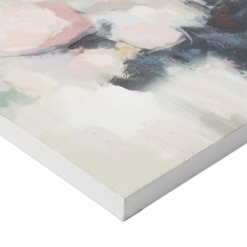 Flower Burst Mauve Impression Canvas