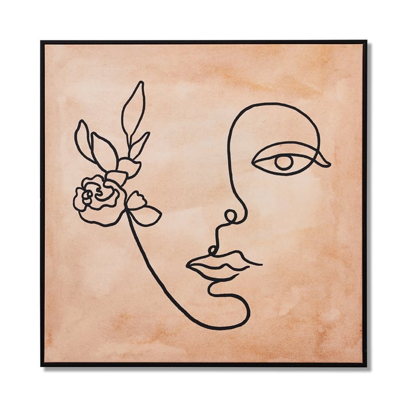 Camilla Terracotta Flower Crown Wall Art