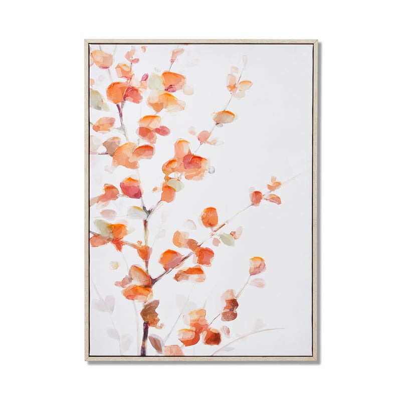 Autumn Leaves Ochre Canvas