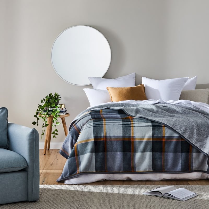 Horizon White Round Mirror