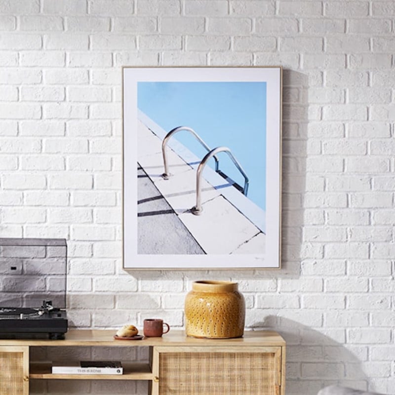 Benjamin Long Photography Santorini Azure Poolside Wall Art
