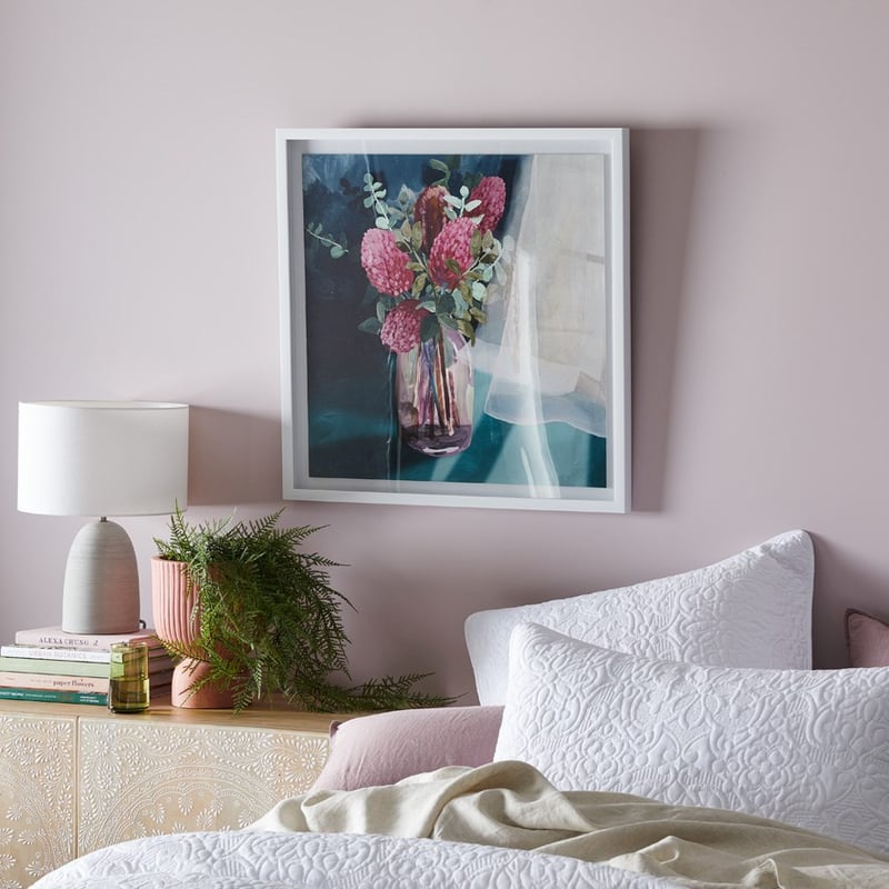 Soulful Blue Mist Banksia Floral Wall Art