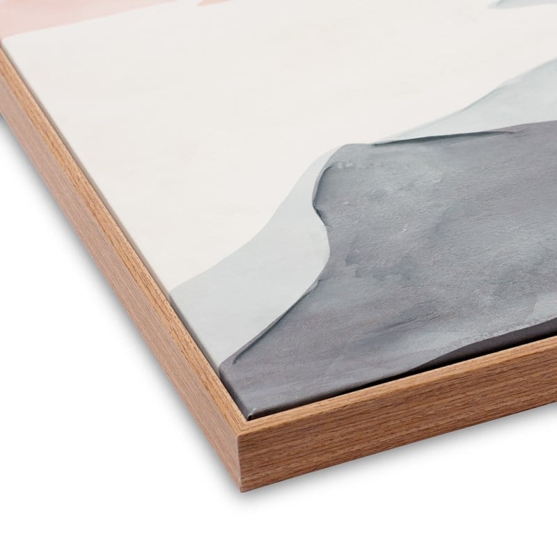 Abstract Landscape Cloud Grey The Coast Canvas Wall Art 