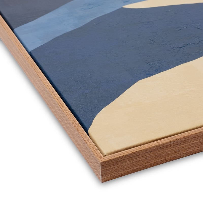 Abstract Landscape Midnight Night Dunes Canvas Wall Art