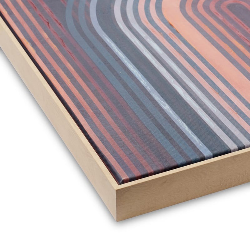 Pop Art Dark Sage Steel Arches Canvas Wall Art