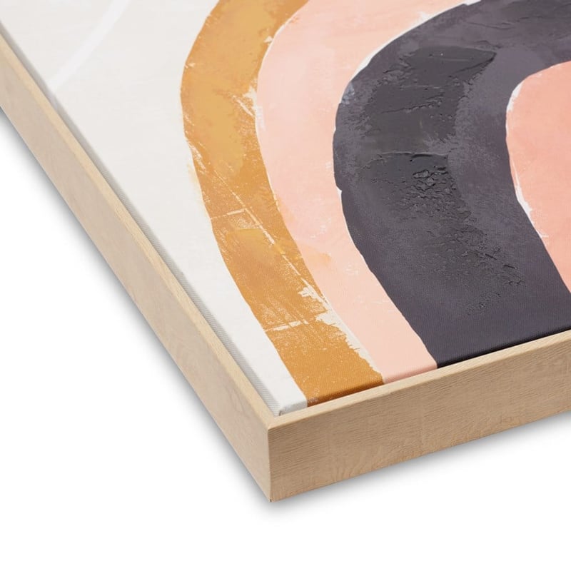 Pop Art Terracotta Rainbow Wall Art