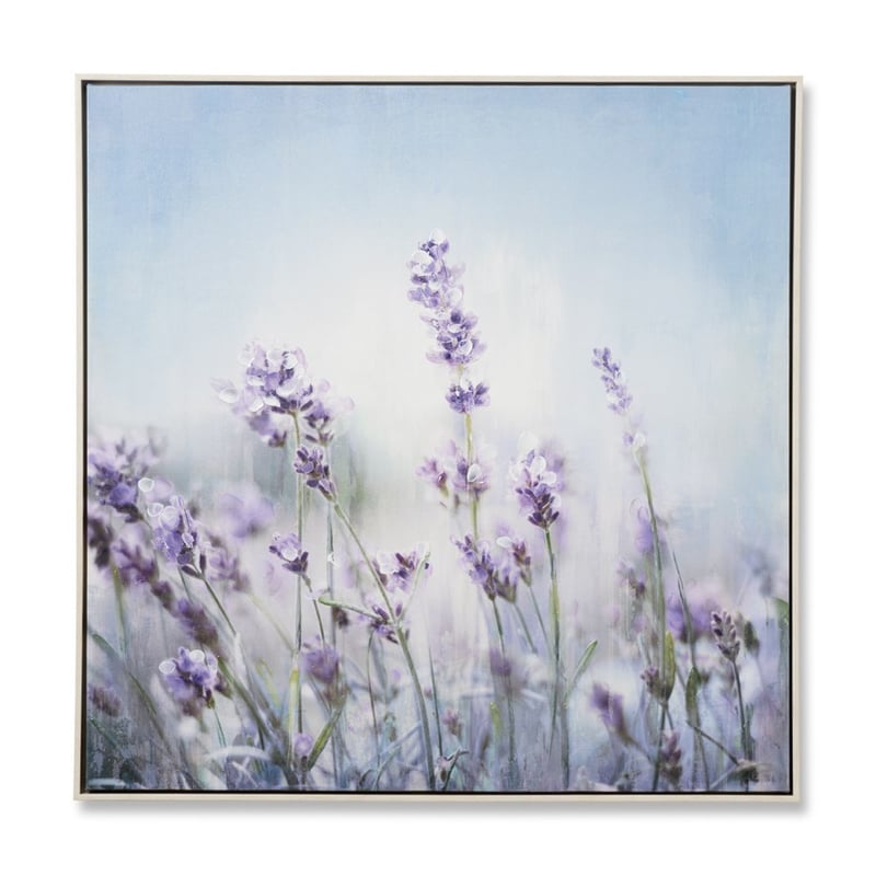 Harvest Sky Blue Lavender Wall Art
