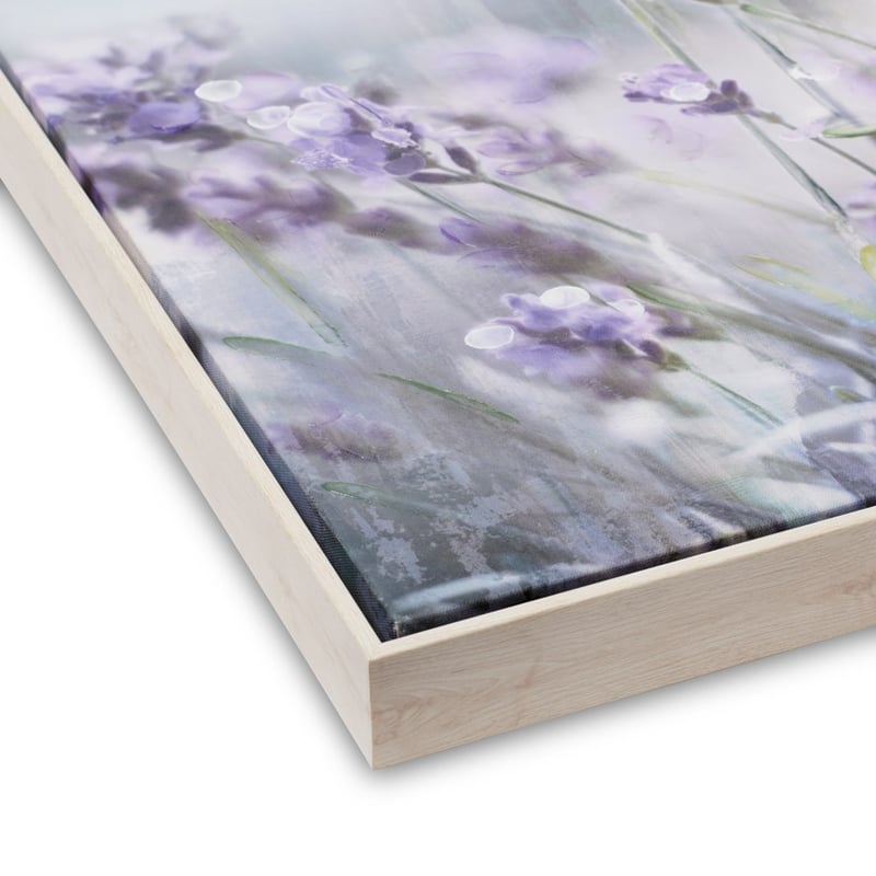 Harvest Sky Blue Lavender Wall Art