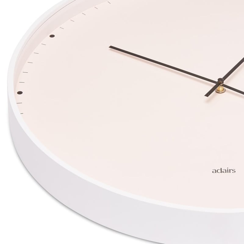 Brody Blush Round Wall Clock