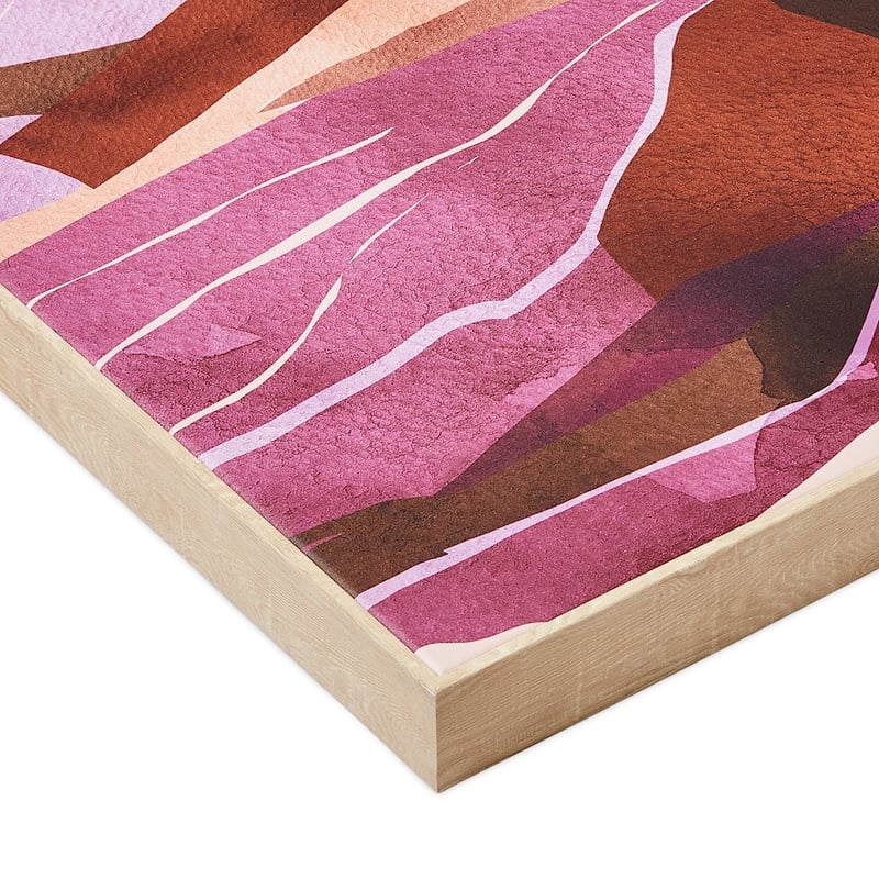 Indali Hot Pink Amber Palace Wall Art