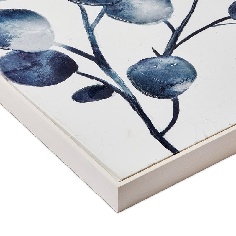 Indigo Botanical Ink Eucalyptus Canvas