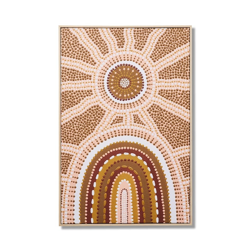 Brad Turner Pink Earth Nyunga Chalahn Wall Art