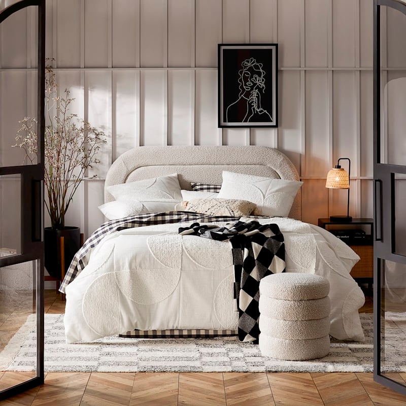 Natural Beauty Holding Flower Framed Portrait