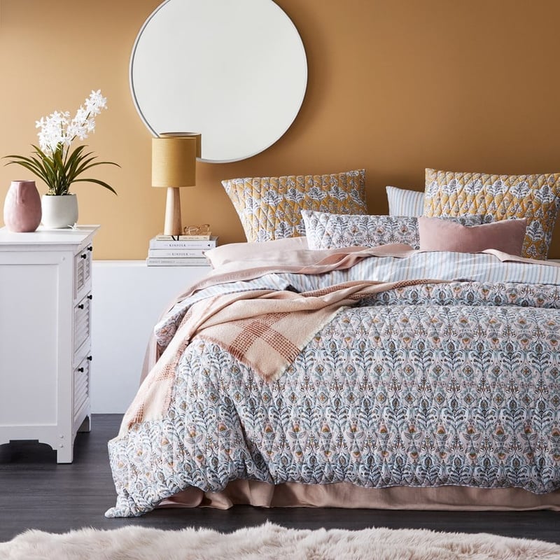 Orla White Round Mirror