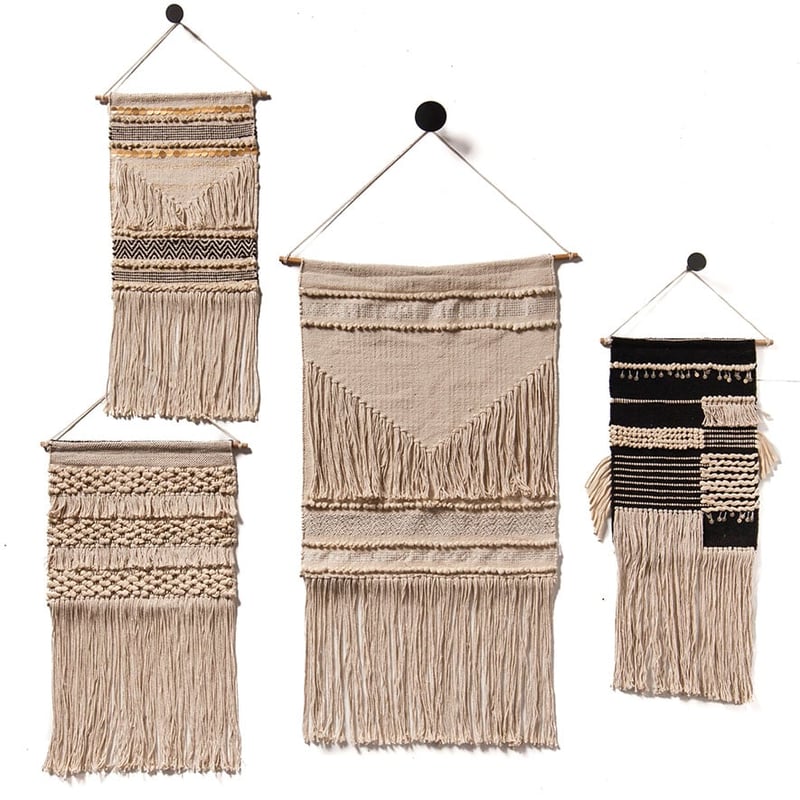 Zambia Wall Hanging Black & Natural