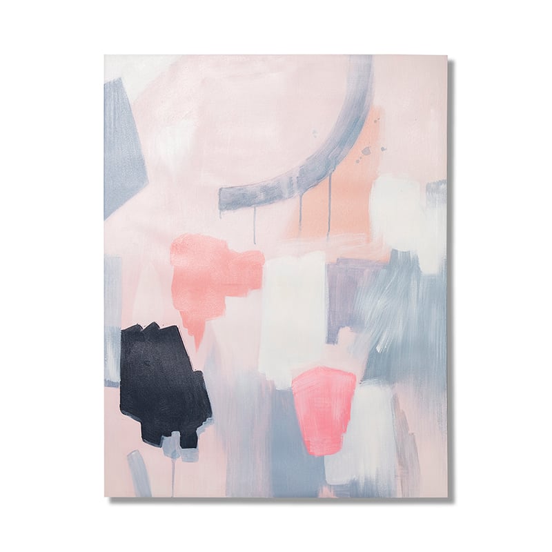 Oasis Canvas Blush & Grey 