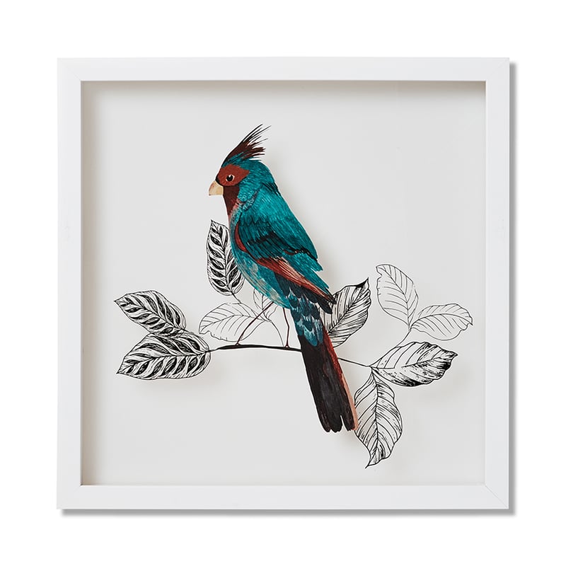 Birdsong Emerald Cardinal Wall Art