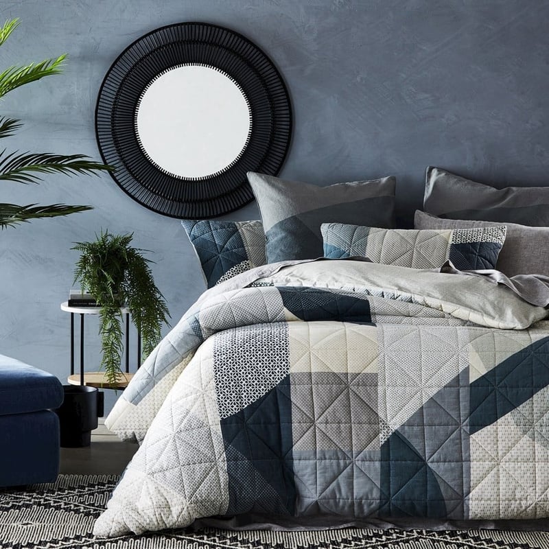 Aztec Black Bamboo Mirror