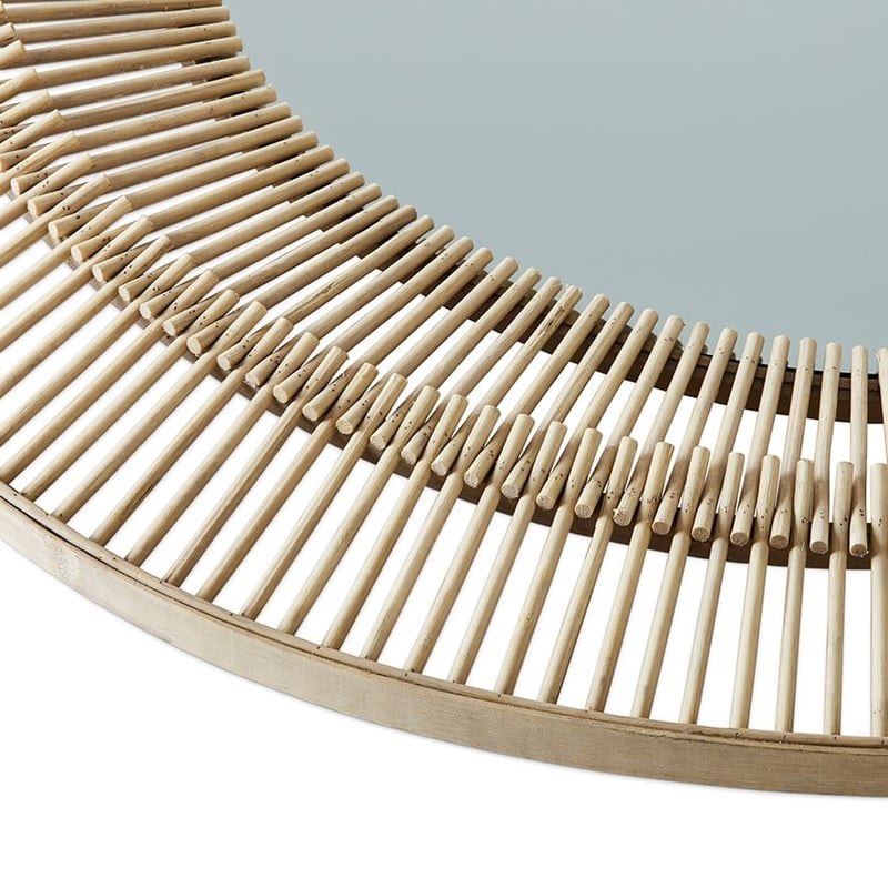 Aztec Natural Bamboo Mirror 