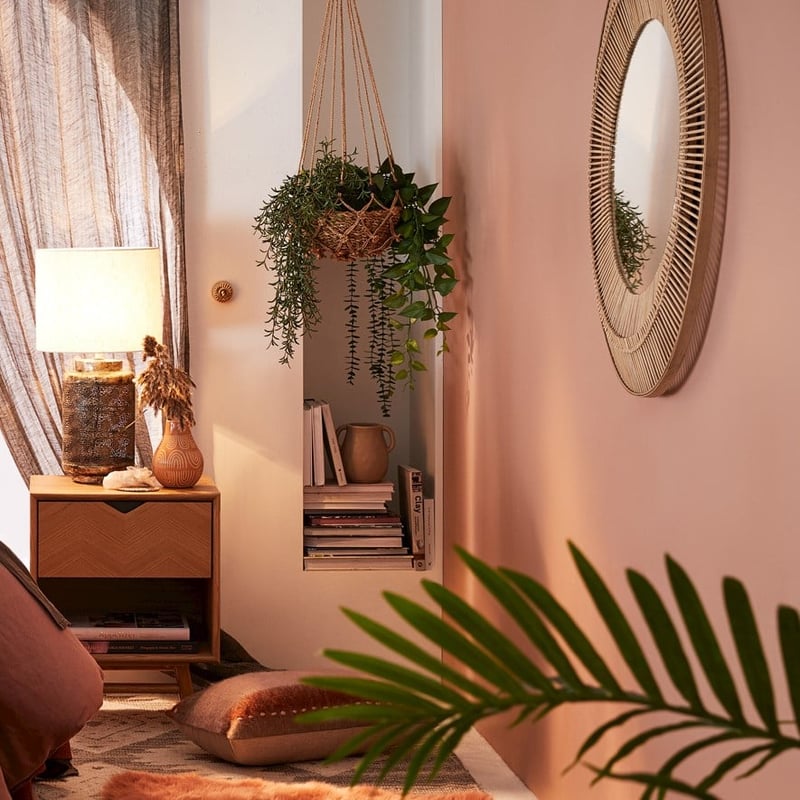 Aztec Natural Bamboo Mirror 