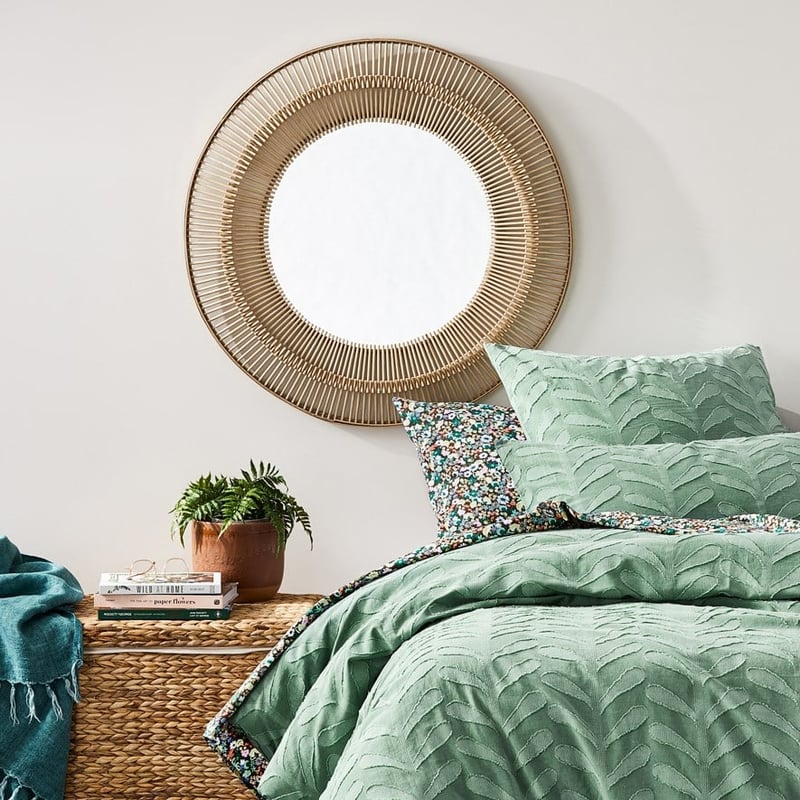 Aztec Natural Bamboo Mirror 