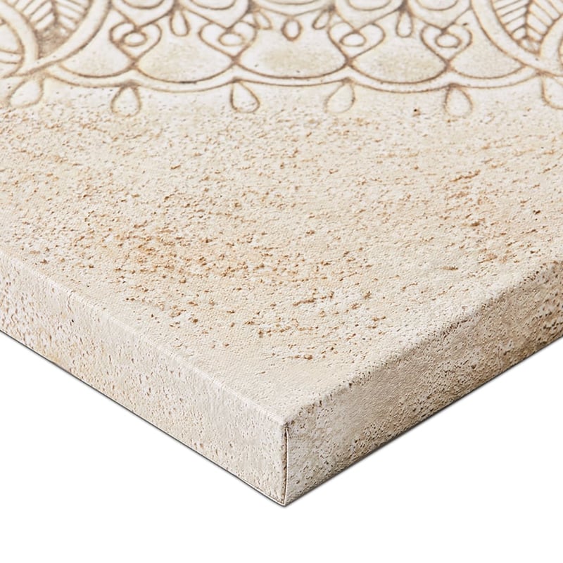 Mandala Winter White Serenity Wall Art