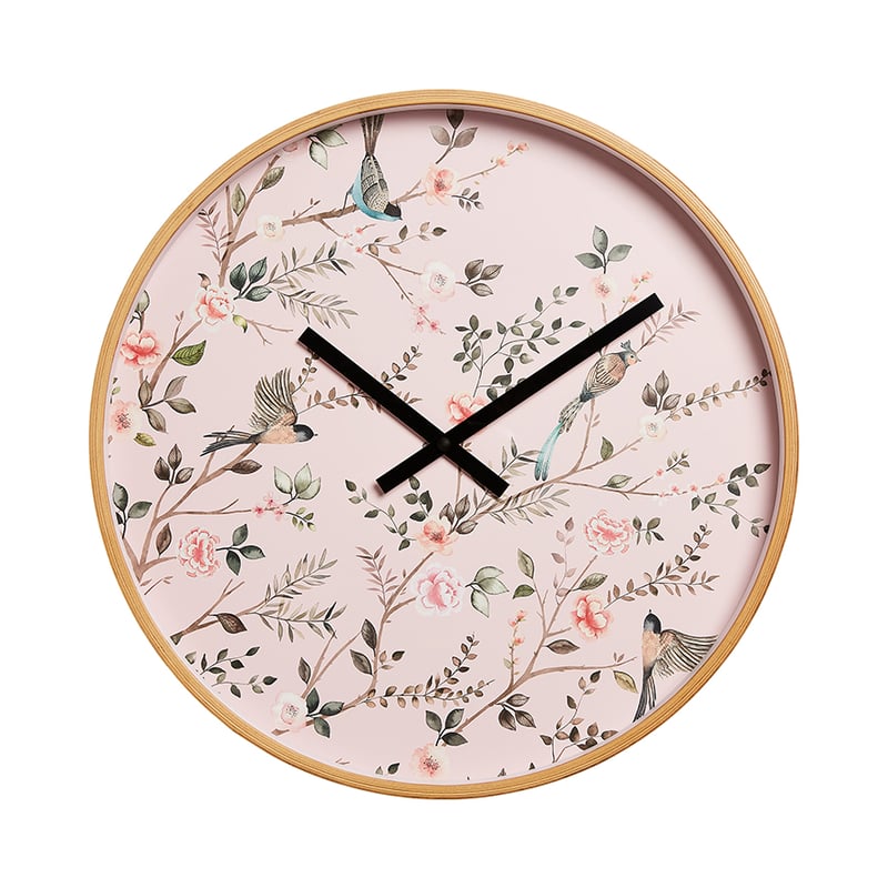 Rose Chinoiserie Artwork Clock Collection 